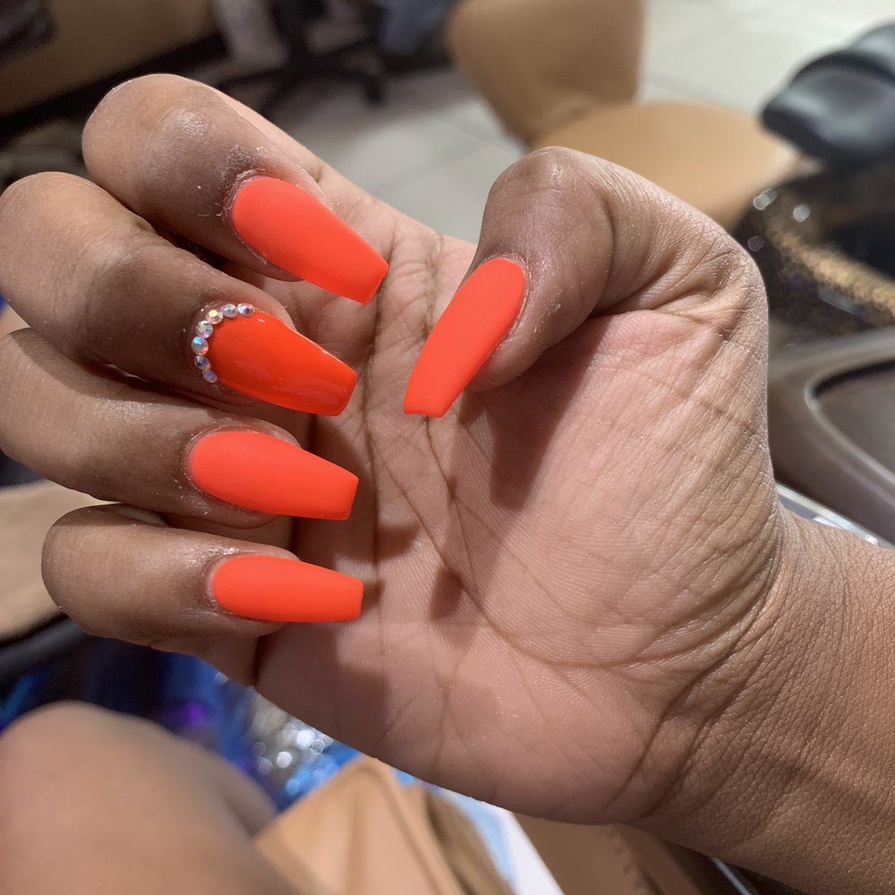 Tmt Nails - Matte with one gloss by tony ! - Nail Salons Near Me - Coral Springs, Florida Tmt Nails - Matte with one gloss by tony ! - Nail Salons Near Me - Coral Springs, Florida