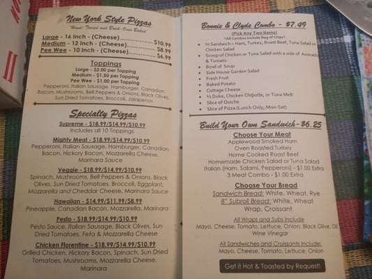 Menu photo 3 Reba's Pizzeria & deli La Grange, TX Menu photo 3 Reba's Pizzeria & deli La Grange, TX