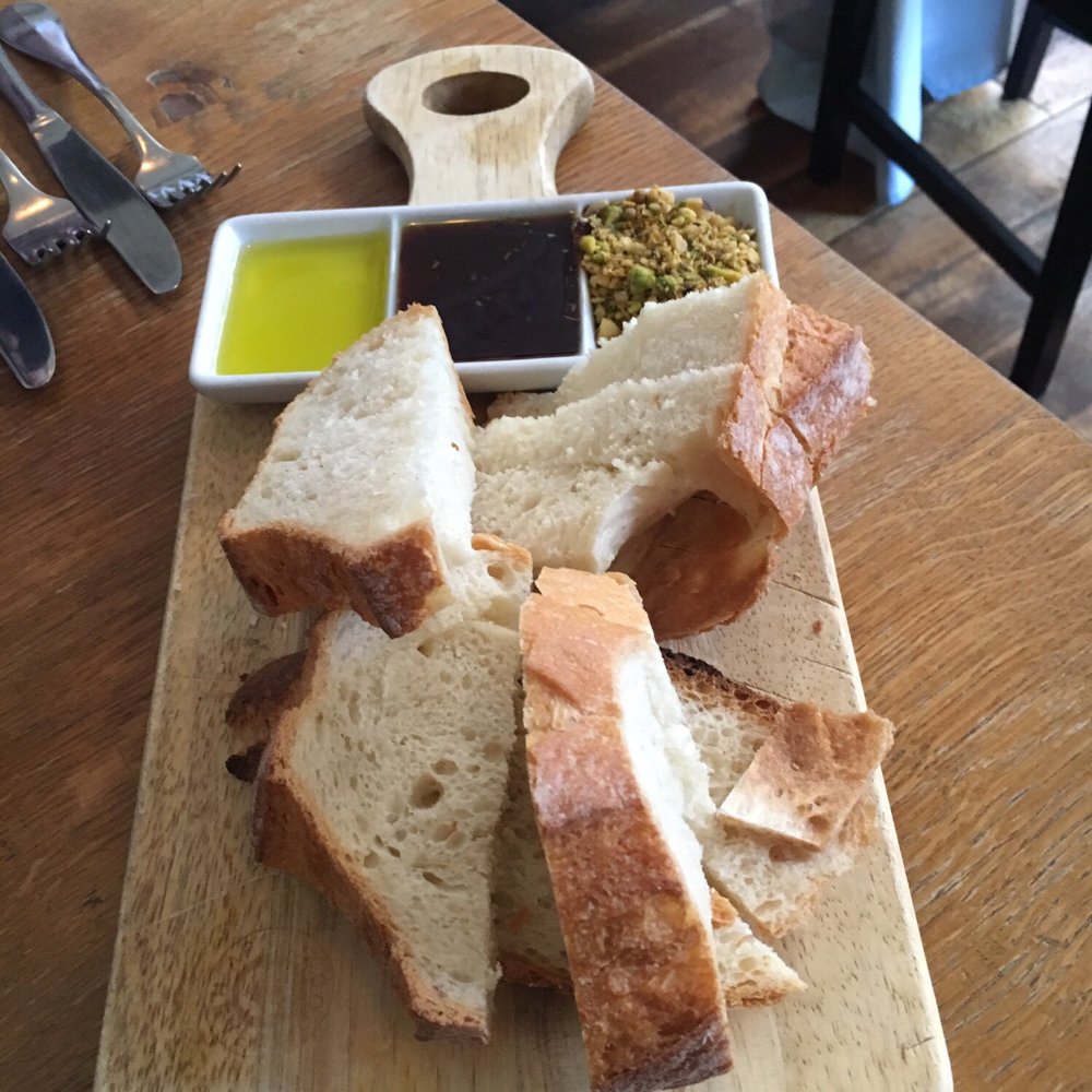Bread with dukkah and oils Bread with dukkah and oils