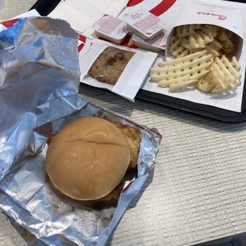 Chick-fil-A - Chicken sandwich combo with fries with a bday cookie - Chicken Shop Near Me - Parsippany, New Jersey