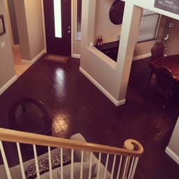 Wood tile.