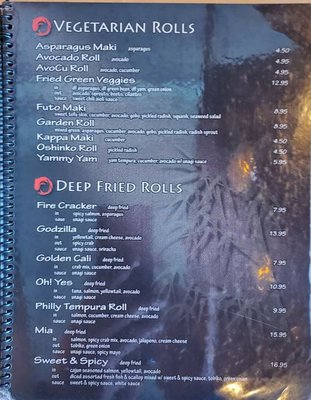 Menu photo 7 Bamboo Fish San Jose, CA