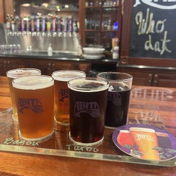 Abita Brewing Company - I couldn't decide so I had to try a sampler - Breweries Near Me - Covington, Louisiana Abita Brewing Company - I couldn't decide so I had to try a sampler - Breweries Near Me - Covington, Louisiana