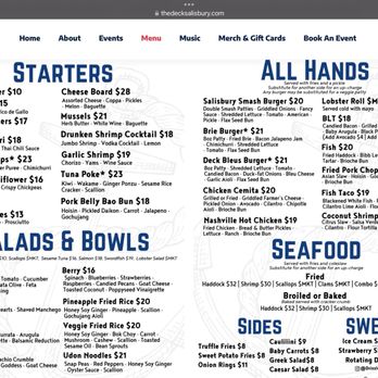 The Deck - Seafood Near Me - Salisbury, Massachusetts The Deck - Seafood Near Me - Salisbury, Massachusetts