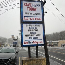 Save Here Today - Signage from Route 88 (same N & S)