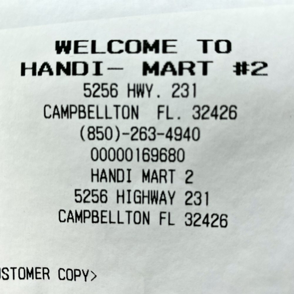 HANDI MART 2 5256 US231, Campbellton, Florida Gas Stations Phone Number Yelp