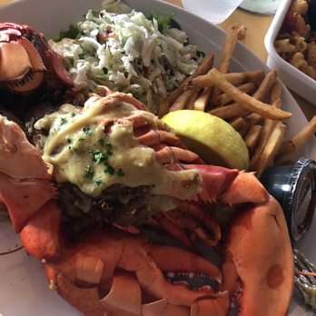 CabbyShack - Baked stuff lobster. Looks better than tasted. - Seafood Near Me - Plymouth, Massachusetts