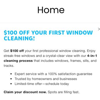 Pacific Breeze Window Cleaning - Pacific Breeze Window Cleaning offer. I paid $349 for uncleaned window tracts. - Window Washing Near Me Pacific Breeze Window Cleaning - Pacific Breeze Window Cleaning offer. I paid $349 for uncleaned window tracts. - Window Washing Near Me
