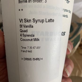 Starbucks - Caffe Latte Hot - Coffee & Tea Near Me - Reno, Nevada