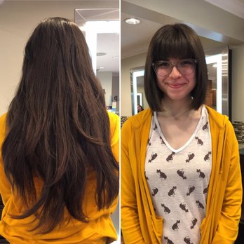Details Salon Couture - Before and after donating 12" to wigs for kids - Hair Salons Near Me - Rocky River, Ohio Details Salon Couture - Before and after donating 12" to wigs for kids - Hair Salons Near Me - Rocky River, Ohio