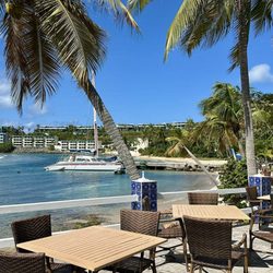 Bolongo Bay Beach Resort - View from the pool/dining area