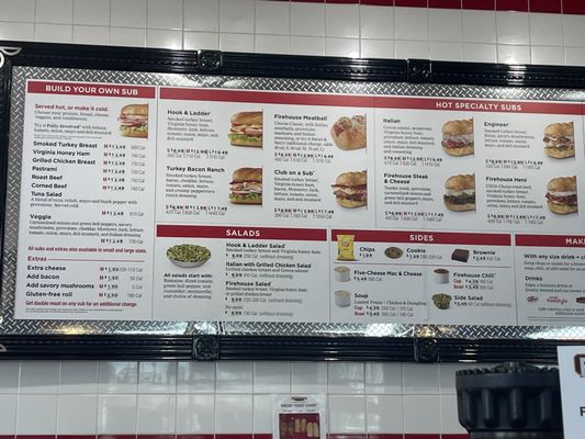 Menu photo 4 Firehouse Subs Fremont, CA