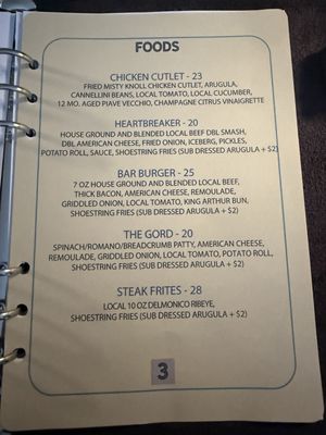 Menu photo 2 Broken Hearts Burger Fairlee, VT