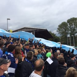 Stadion Hoheluft - Choreo der USC-Fans