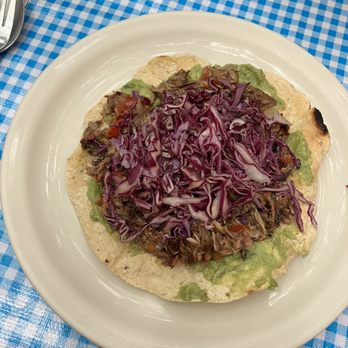 Cabuche - Tostada: escabeche de pescado - Oaxacan Near Me - Oaxaca, OAX Cabuche - Tostada: escabeche de pescado - Oaxacan Near Me - Oaxaca, OAX