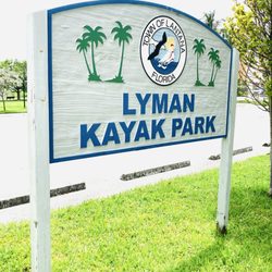Park entrance sign