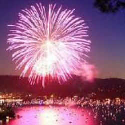 4th of July in
 Lake Arrowhead