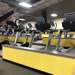 Iron Works Health Club - Lots of cardio space.