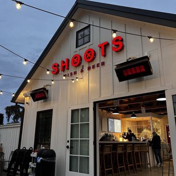 Shoots Fish & Beer - Outside Patio, love the ambiance. - Seafood Near Me - Carlsbad, California Shoots Fish & Beer - Outside Patio, love the ambiance. - Seafood Near Me - Carlsbad, California
