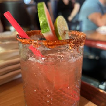 Oishi Teri Sushi Bar - Watermelon breeze margarita - it was ehhh ok - Sushi Bars Near Me - Modesto, California