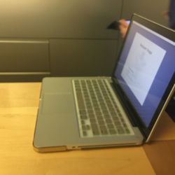Apple Store - My baby getting a check up
