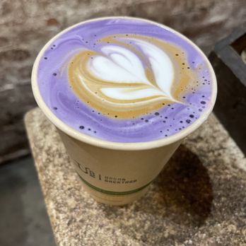 Urban Backyard - Ube Latte - Coffee & Tea Near Me - New York, New York Urban Backyard - Ube Latte - Coffee & Tea Near Me - New York, New York