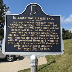 Integrating Basketball Historical Marker - Integrating Basketball Historical Marker, Bloomington