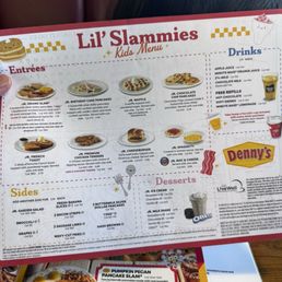 Kids menu