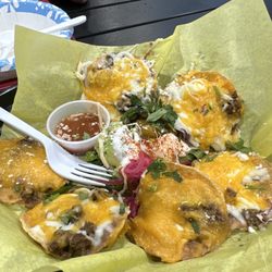 Union Grove Woodway - This is from Huaco Tacos and it's their amazing nachos! So delicious
