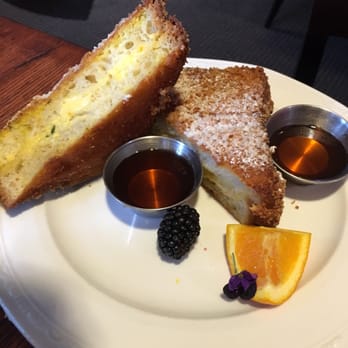 Brown Hound Downtown - Orange thyme stuffed French toast. Really, really delicious - New American Near Me - Rochester, New York Brown Hound Downtown - Orange thyme stuffed French toast. Really, really delicious - New American Near Me - Rochester, New York