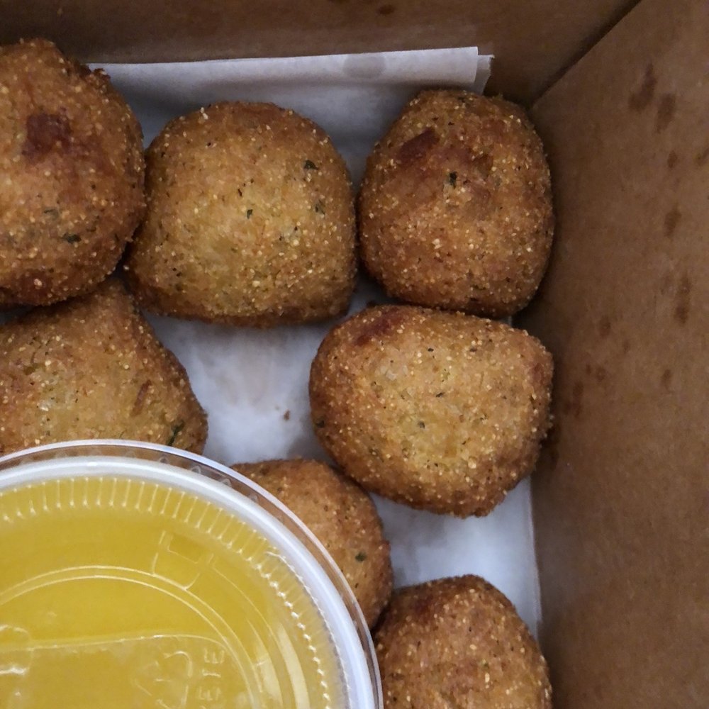 Long Time No Sea - Hush puppies with butter - Seafood Near Me - Manassas, Virginia Long Time No Sea - Hush puppies with butter - Seafood Near Me - Manassas, Virginia