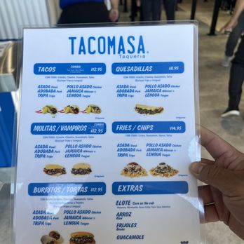Tacomasa - Menu - Tacos Near Me - El Segundo, California