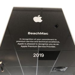 BeachMac - In 2019 designated as an Apple Premium Service Provider.