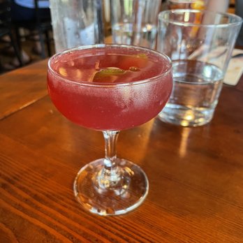 Gates & Brovi - a cocktail in a coupe glass - New American Near Me - Madison, Wisconsin