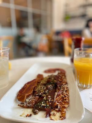 Photo of Immigrant Son Caffe - Ventura, CA, US. Bacon flight