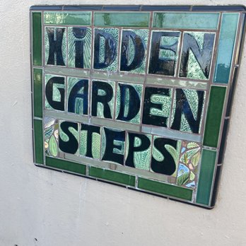 Hidden Garden Steps - Sign - Public Art Near Me - San Francisco, California Hidden Garden Steps - Sign - Public Art Near Me - San Francisco, California