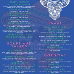 Chiri's Latin Kitchen - Menu