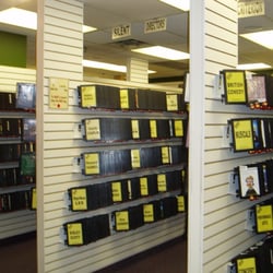 Bay Street Video - Aisle after aisle meticulously organized and displayed on unique flip-frames.