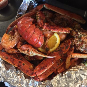 ​Aunt Irene's Kitchen - The lobster combo (extra) is more than enough for 2 people - Seafood Near Me - Dallas, Texas