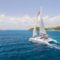 Sail with Liberty - Catamaran Justice, part of the Sail with Liberty fleet!