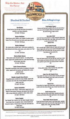 Menu photo 2 Bushwhacker’s Landing Pensacola, FL Menu photo 2 Bushwhacker’s Landing Pensacola, FL