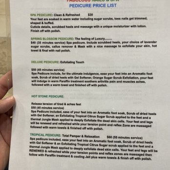 Fabulous Nails & Spa - Price Sheet 10/22/21 - Nail Salons Near Me - Manteca, California Fabulous Nails & Spa - Price Sheet 10/22/21 - Nail Salons Near Me - Manteca, California