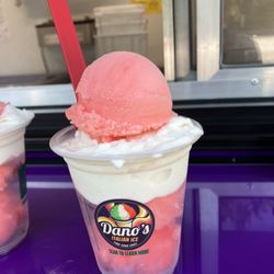 Danos Italian Ice - WATERMELON GELATI, PERFECTLY REFRESHING ON A HOT SUMMER DAY!
