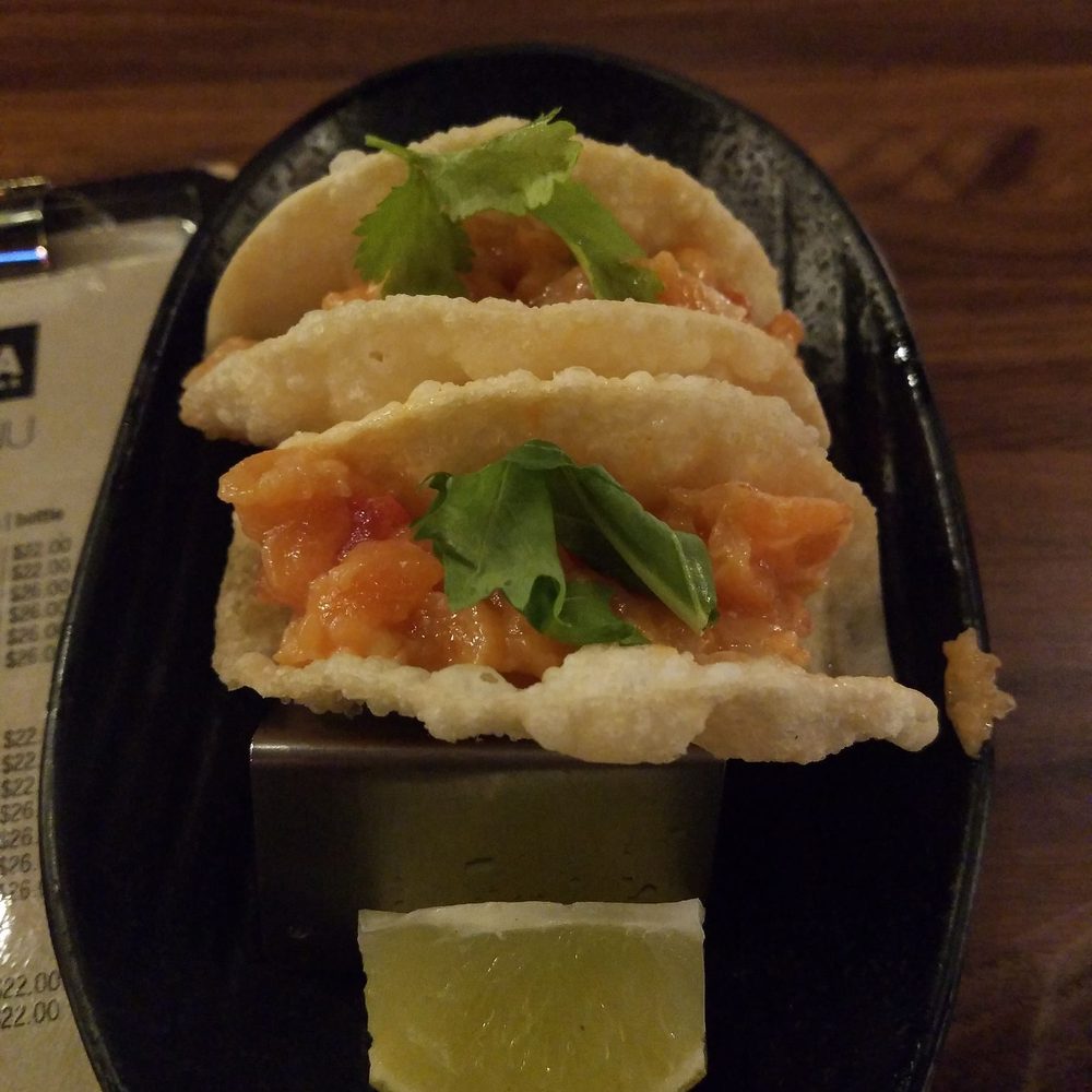 JINYA Ramen Bar - Omaha - Salmon poke mini tacos! - Ramen Near Me - Omaha, Nebraska JINYA Ramen Bar - Omaha - Salmon poke mini tacos! - Ramen Near Me - Omaha, Nebraska