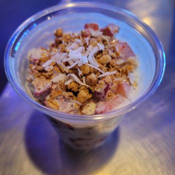 Santana's Mexican Food - Fresas, crema , granola y coco. - Mexican Near Me - Lemon Grove, California Santana's Mexican Food - Fresas, crema , granola y coco. - Mexican Near Me - Lemon Grove, California