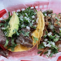 Taco de arrepara taco de carnitas