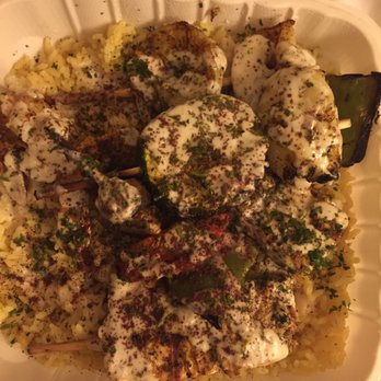 Petra Bistro - Seafood kabob - Mediterranean Near Me - Seattle, Washington