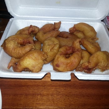 Golden Sun - Super greasy, heavily battered Sesame Shrimp. - Chinese Near Me - Boulder, Colorado