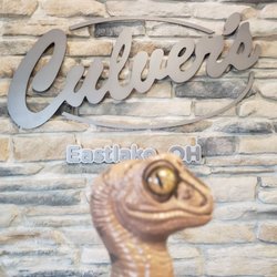 Culver's - Bob the Raptor says "Nice to see Culver's Mammals in Eastlake!"