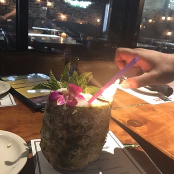 Bobby Q - Mesa - Pink? Pineapple drink - New American Near Me - Mesa, Arizona